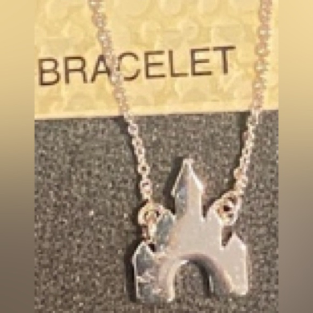 Disney Castle Bracelet - Silver Tone